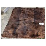 Antique Bear Skin Lap Blanket for Carriages