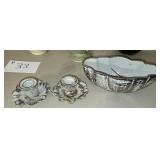 3 pcs Stangl USA Pottery, Hager Pottery, Ovenproof