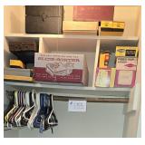 Vintage Picture Slides & Sorter, Hangers & more