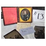 One Daguerreotype and 2 Tin Types