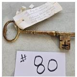Key to Governorï¿½s Mansion, Williamsburg, VA