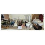 4 Flats of Small Collectibles & Glassware,