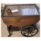 Beautiful Mahogany Tea Cart Imperial Furniture