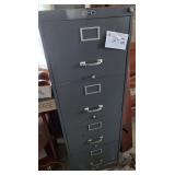 Metal 4 Drawer File Cabinet 18 X 52 X 24