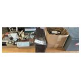 Table Full-Electrical Items, Rope, Tool Box,