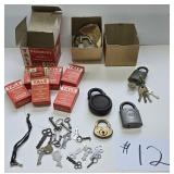 Vintage/Antique Pad Locks & Keys