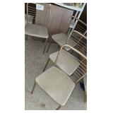 Vintage Card Table & 4 Chairs