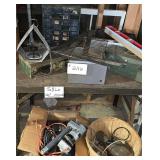 Electric Motor, T-Squares, Level, Storage Boxes