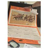 Vintage Chatfield 1970 Paper Calendar ï¿½One Downï¿½