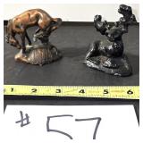 2 Metal Figurines