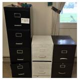 3 File Cabinets