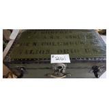 Military Trunk with Tray