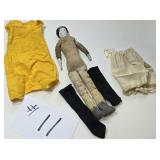 Victorian China Head Doll, Cloth Body,