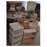 Table Full-Trays, Kitchen Items, Sewing Items