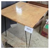 MCM Table with Hairpin Legs 30 X 30 X 30