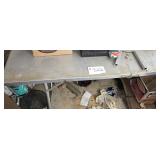 Vintage Aluminum Folding Table-