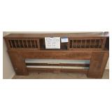Ethan Allen Solid Maple King Bookcase Headboard
