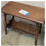 Maple Table/Book Shelf 25 X 13 X 24