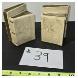 MCM Vintage Coventry Ware Bookends-