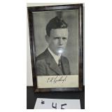 Autographed Photo of Charles Lindburg