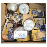 Box of Older GE Lightbulbs