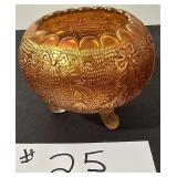 Antique Carnival Glass Fenton Marigold Bowl