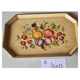 Hand Painted Metal Tray, New York