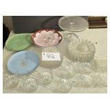 Collection of Heisey Cut Crystal,
