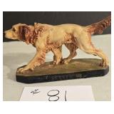 Vintage Setter Dog Figurine