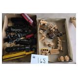 2 Flats of Wooden Trains