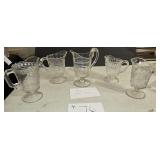 5 Antique Creamers, One is a Centennial 1876