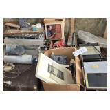 Photo Dryer, Boxes of Photography Supplies,