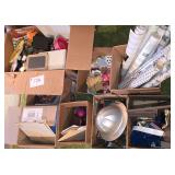 8 Boxes & a Milk Crate of Books,