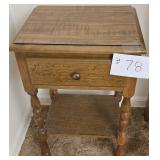 One Drawer Nightstand 18 X 15 X 25