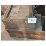 2 Antique Wood Boxes-Basement