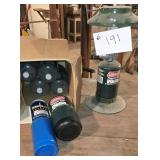Coleman Lantern & Propane Tanks-Basement