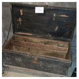 Antique Carpenter's Tool Box on Wheels