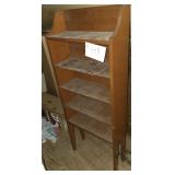 Wood Bookcase 20 X 53 X 8-Upstairs