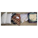 Selection of Soft Goods, Pillows, Afghans & more