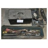 4 Metal Tool Boxes-Basement