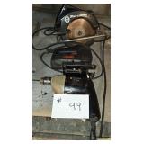 3 Electric Power Tools, Circular Saw, Drill
