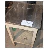 Steel Top Table 18 X 18 X 30-Basement
