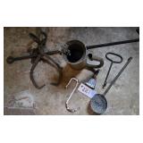 Primitive Tools, Hay & Meat Hook, Ice Tongs,