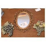 Mirror & Grapes Home Décor