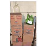 Lot of Fountain Syrup Bottles-Basement