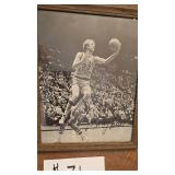 Autographed Larry Bird Indiana State Photo