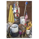 Large Grouping of Collectible Items & Mirror-