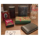 Tobacco & Cigarette Cases, Tins,