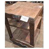 Roll Around Wood Storage Shelving