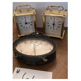3 Vintage Clocks
